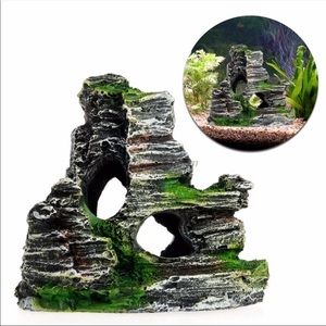 Aquarium Rockery Mountain View Rock Cave Stone Fish Tank Decoration Aquarium